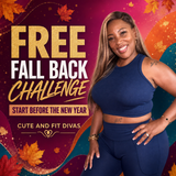 Free Fall Back Challenge cover featuring Cute and Fit Divas